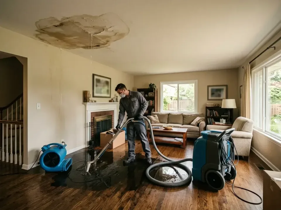 attic-pipe-burst-ceiling-drip-008 — frequently asked questions, Water Damage Restoration & Carpet Care in Audubon, IA